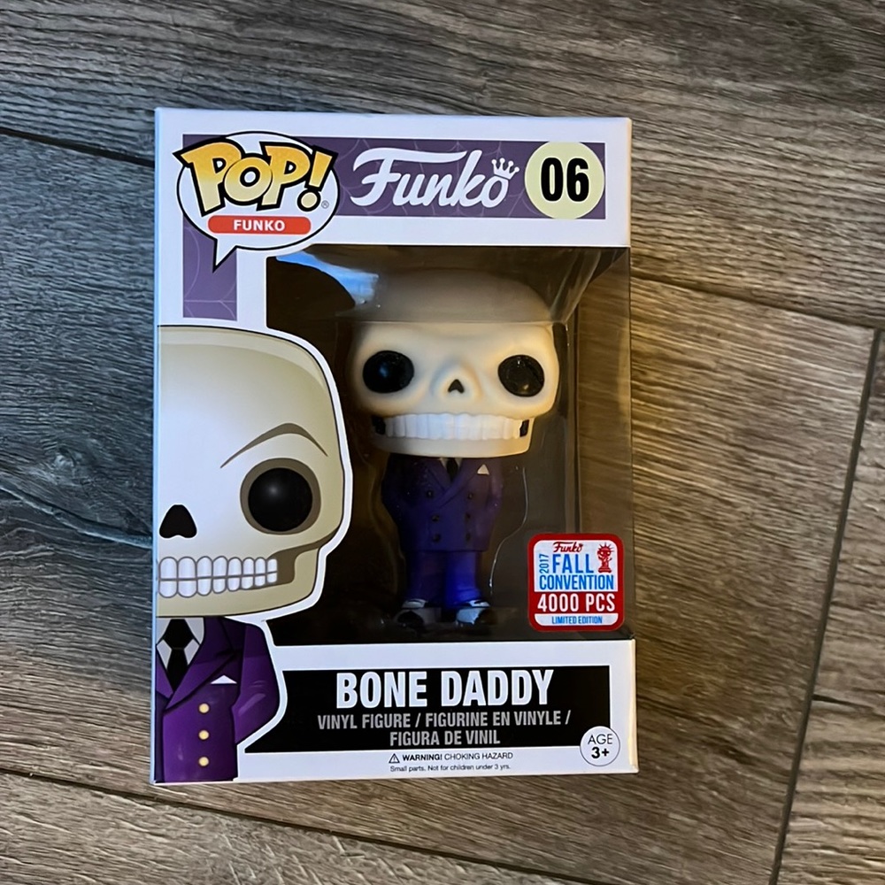 Funko Pop Bone Daddy #06 Limited Edition Funko 2017 Fall Convention.